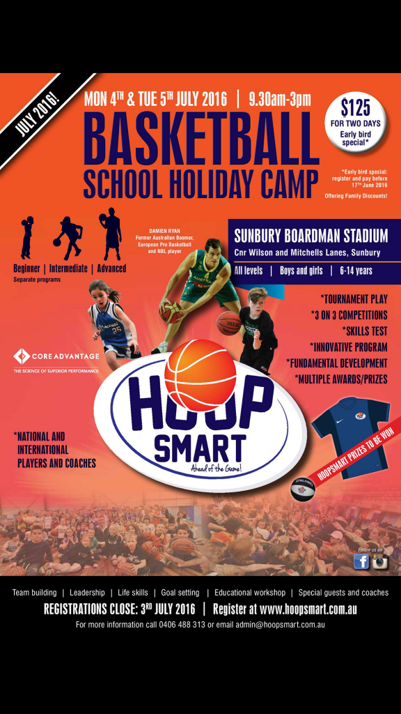 School Holiday Basketball CampB